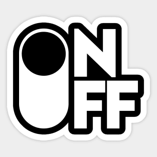 ON OFF Sticker